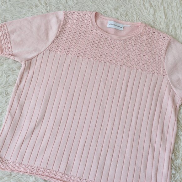 Vintage‎ 80s Pullover Pink Knit Top - Picture 10 of 10